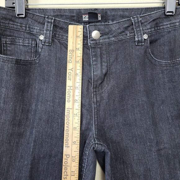 Womens Black Mid Rise Denim Skinny Jeans Size 30 Western Rodeo Cowgirl Glam - Picture 9 of 9